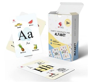 Obrazek Karty edukacyjne Alfabet 35szt