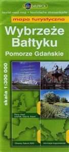 Picture of Wybrzeże Bałtyku Pomorze Gdański mapa turystyczna