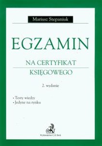 Picture of Egzamin na certyfikat księgowego Testy wiedzy