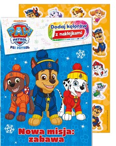 Obrazek Nowa misja: zabawa. Psi Patrol. Dodaj Kolorów z naklejkami