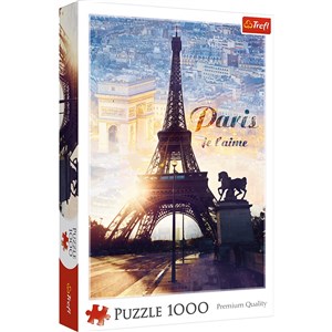 Obrazek Puzzle 1000 Paryż o świcie