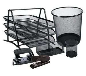 Picture of Zestaw do biura czarny LEVIATAN