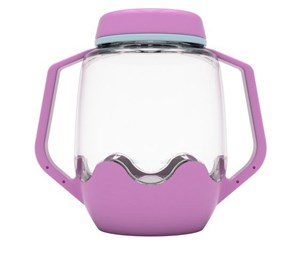 Picture of Słoik sensoryczny do napełnienia wodą fioletowy