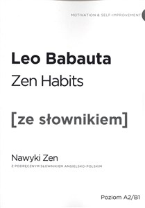 Picture of Zen habits wersja angielska z podręcznym słownikiem