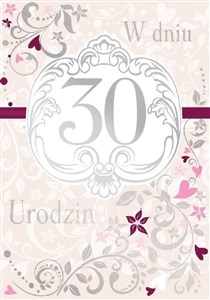 Picture of Karnet B6 PP-1513 Urodziny 30