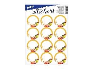 Obrazek Naklejki na przetwory 16,2x23cm