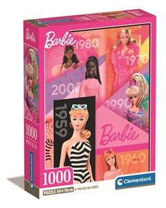 Picture of Puzzle 1000 Compact Barbie 39806