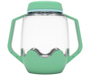 Obrazek Słoik sensoryczny do napełnienia wodą zielony