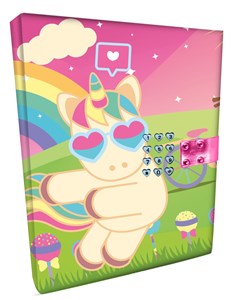 Obrazek Pamiętnik zamykany na kod Sweet Dreams Jednorożec KL10866