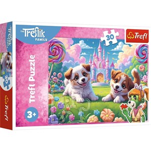 Obrazek Puzzle 30 Świat Pełen Uśmiechu Rodzina Treflików 18319