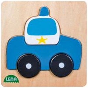 Obrazek Puzzle drewniane Policja