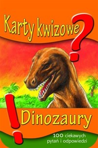 Obrazek Dinozaury. 100 ciekawych pytań i odpowiedzi. Karty kwizowe