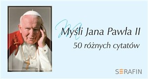 Obrazek Myśli Jana Pawła II w obwolucie wyd. błękitne