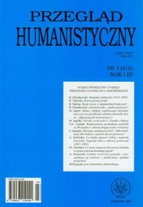 Obrazek Przegląd humanistyczny 3/2009