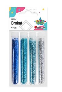 Obrazek Brokat w fiolkach mix 4 kolory