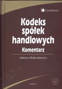 Obrazek Kodeks spółek handlowych Komentarz