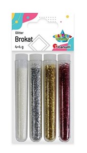 Obrazek Brokat w fiolkach mix 4 kolory