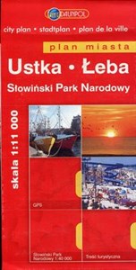 Obrazek Ustka Łeba Słowiński Park Narodowy plan miasta 1:11 000