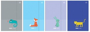 Obrazek Teczka z gumką A4+ Bebe Kids (10szt)