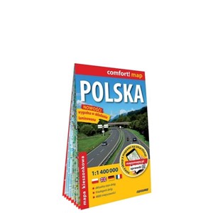 Obrazek Polska kieszonkowa laminowana mapa samochodowa 1:1 400 000