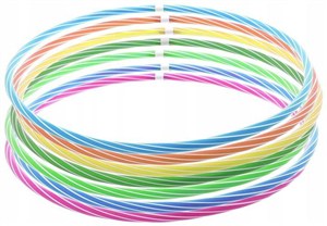 Obrazek Hula hop kręcony 50cm MIX