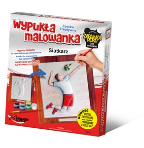 Picture of Wypukła malowanka sport siatkarz 62402