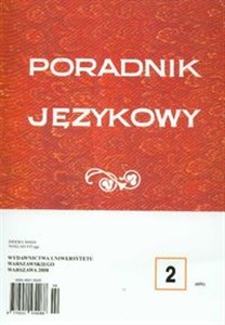 Picture of Poradnik językowy 2/2008