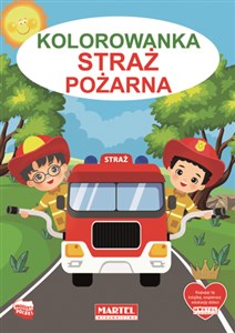 Obrazek Straż pożarna. Kolorowanka