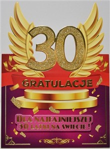 Obrazek Karnet Urodziny 30 damskie