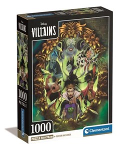 Picture of Puzzle 1000 Compact Disney Villains 39812