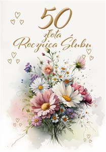 Picture of Kartka okolicznościowa Rocznica ślubu 50
