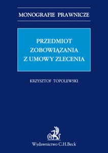 Picture of Przedmiot zobowiązania z umowy zlecenia