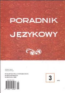 Picture of Poradnik językowy 3/2008