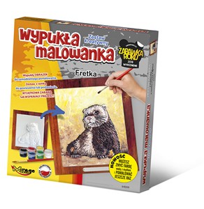 Picture of Wypukła malowanka futrzaki fretka 64009