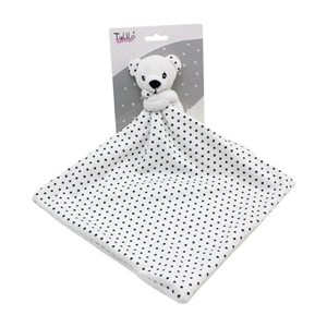 Obrazek Miluś miś czarno-biały 25cm