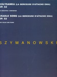 Picture of Kołysanka op52 na skrzypce i fortepian