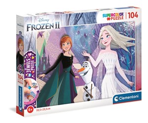 Picture of Puzzle 104 z ozdobami Frozen 2 20182