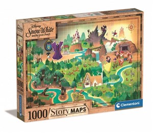 Obrazek Puzzle 1000 Story Maps Śnieżka 39815