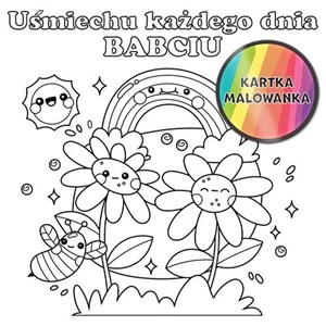 Picture of Karnet KW kolorowanka Tęcza Babcia