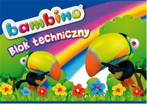 Picture of Blok techniczny A4 Bambino 10 kartek