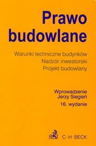 Picture of Prawo budowlane Warunki techniczne budynków Nadzór inwestorski Projekt budowlany