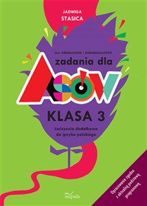 Obrazek Zadania dla asów klasa 3 Ćwiczenia dodatkowe do języka polskiego dla ośmiolatków i dziewięciolatków