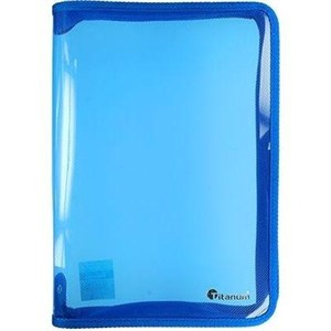 Obrazek Teczka na zamek A4 niebieska