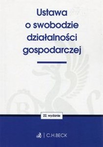 Picture of Ustawa o swobodzie działalności gospodarczej