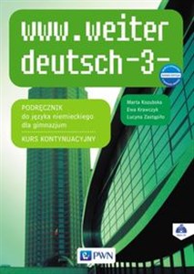 Obrazek www.weiter deutsch 3 Podręcznik Kurs kontynuacyjny + CD Gimnazjum