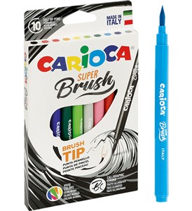 Picture of Pisaki Carioca Brush Tip 10 kolorów