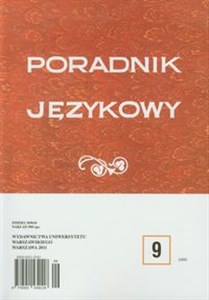 Obrazek Poradnik językowy 9/2011