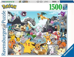 Obrazek Puzzle 2D 1500 Pokémon Classic 16784
