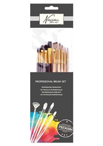 Picture of Profesjonalny zestaw pędzli 10 sztuk