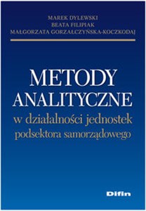 Picture of Metody analityczne w działalności jednostek podsektora samorządowego